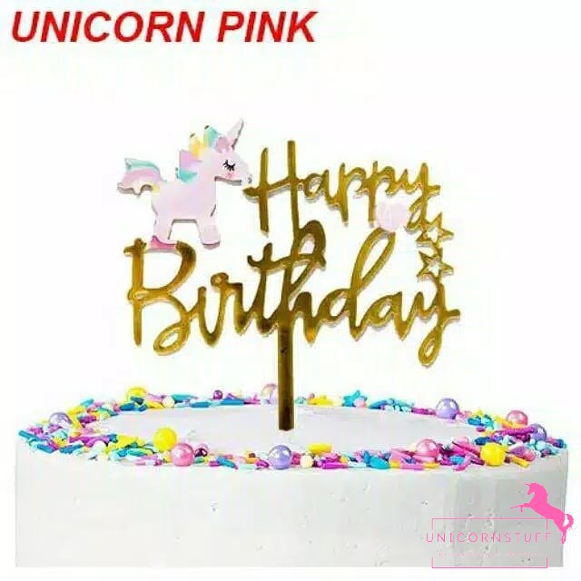 Miniatur Tooper Kue Hiasan Unicorn Kue Ulang Tahun Cake Kado Cewek