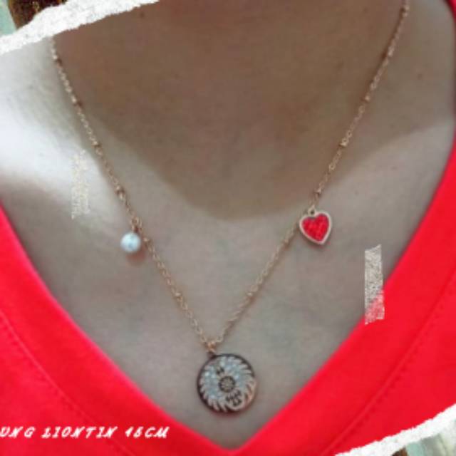 Grosir Kalung Titanium Dewasa Panjng 45cm / Kalung Liontin Titanium Perhiasan COD