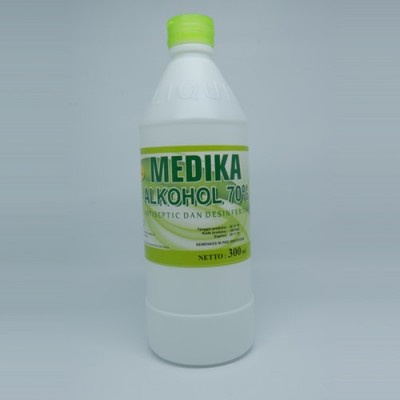 Alkohol 70% Medika 300 ML ; 100 ML - Antiseptik Luka Pembersih Luka P3K