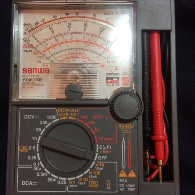 MULTITESTER ANALOG SANWA