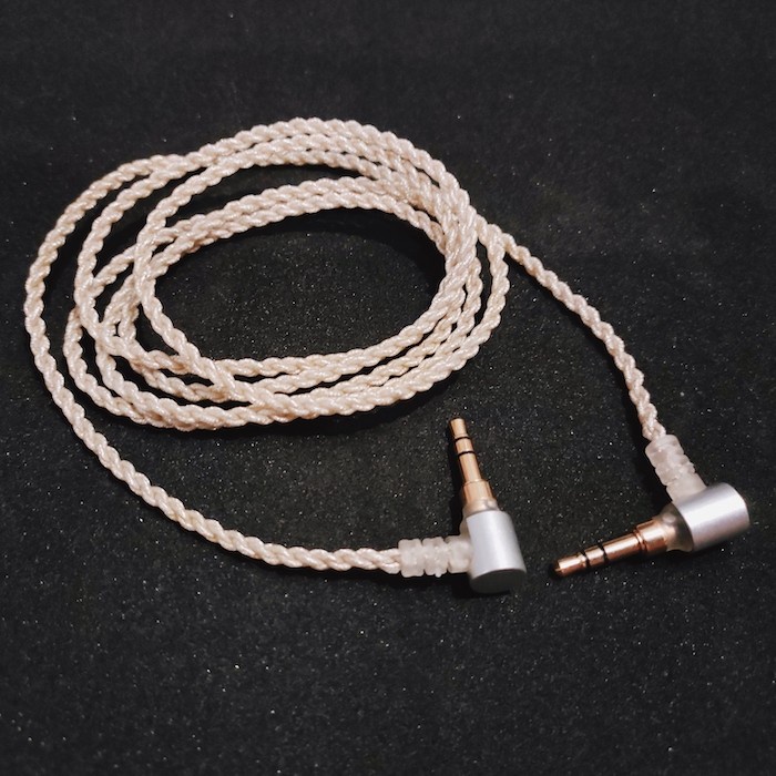 HiFi Audio Solution Premium 3.5mm Aux Headphone Cable Silver Plated