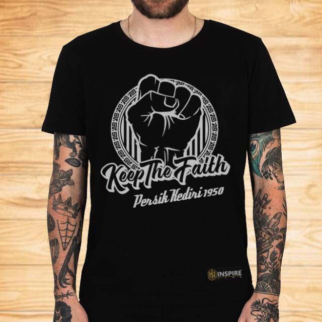  Kaos  Keren Persik Kediri Keep The Faith