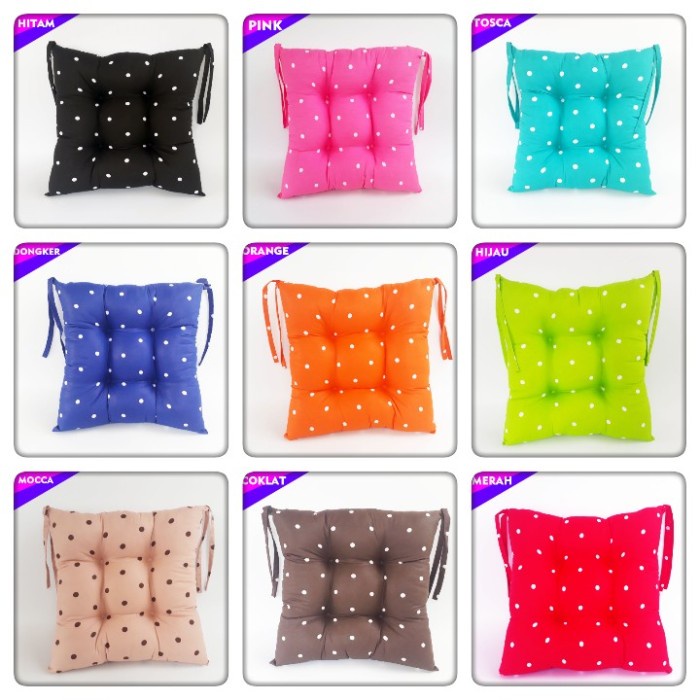 Sofa-Bantal- Bantal Kursi Santai / Makan - Pink Bunga -Bantal-Sofa.