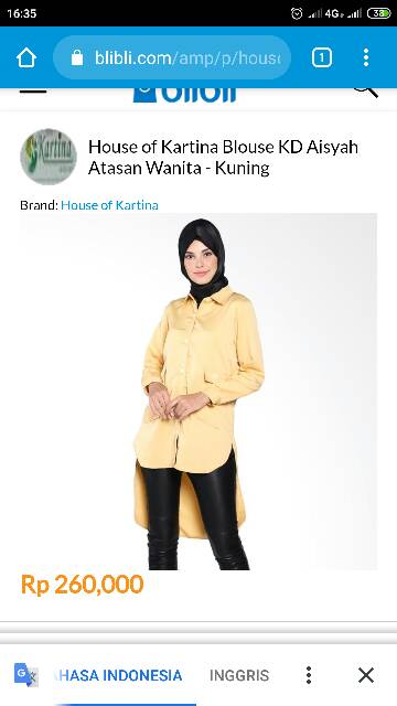 Blouse AYSYAH by House Of Kartina