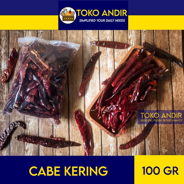 

Cabe Kering Kualitas Super 100gr