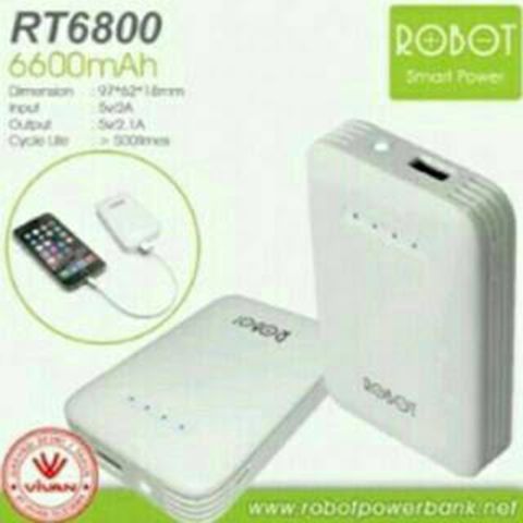 powerbank vivan robot 6600mah