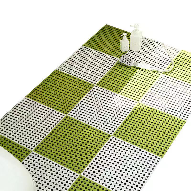 Karpet Anti Slip Kamar Mandi POLKADOT PVC Karpet Anti Licin Dapur Mat Non-slip 30x30 cm