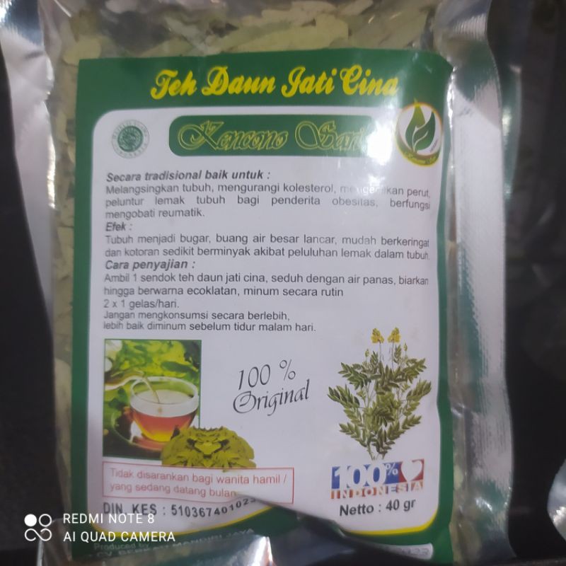 

teh daun jati cina