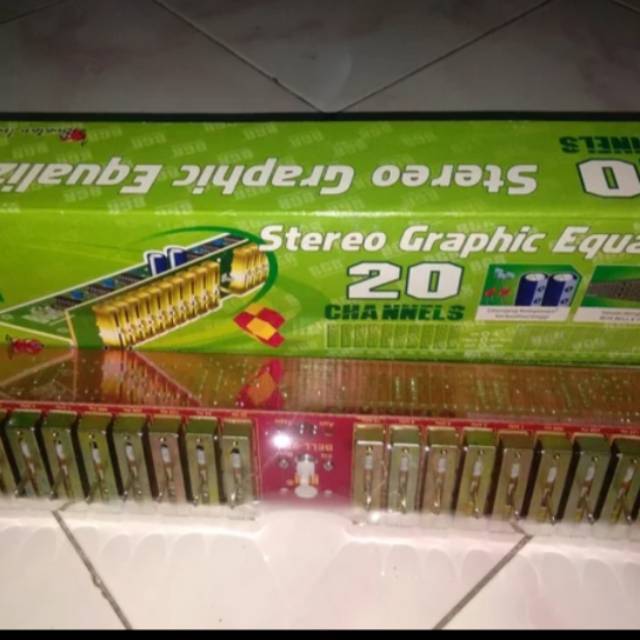 Equalizer 20 Chanel stereo Bell BGR020