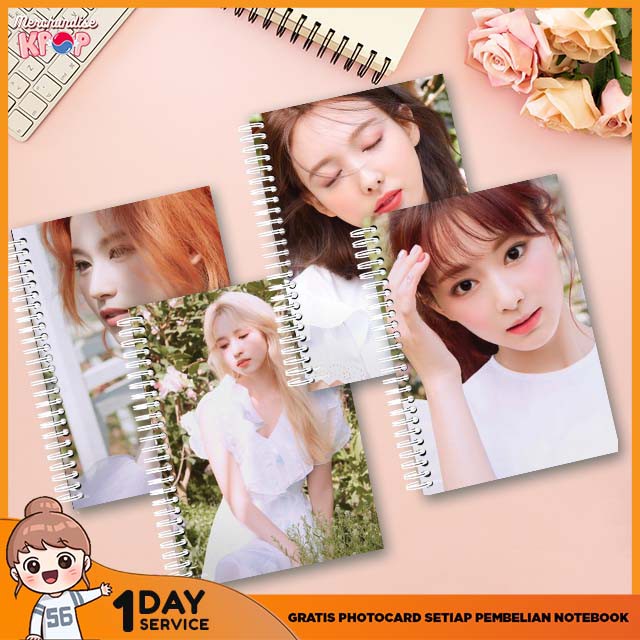 

[TERLARIS] Notebook A5 Buku Tulis Buku Catatan Buku Harian KPOP KOREA TWICE MORE&MORE VER-2