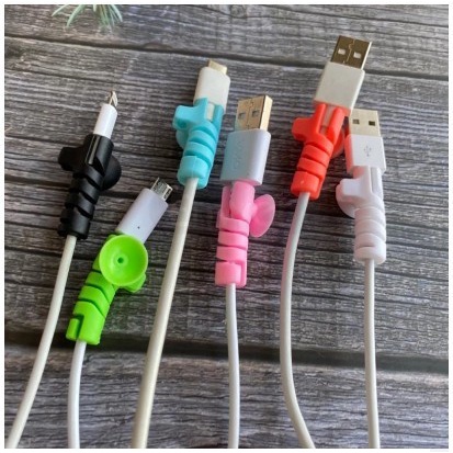 [WAE] PELINDUNG UJUNG KABEL SPIRAL 2IN1 WALL CABLE PROTECTOR GURITA TEMPEL WARNA WARNI