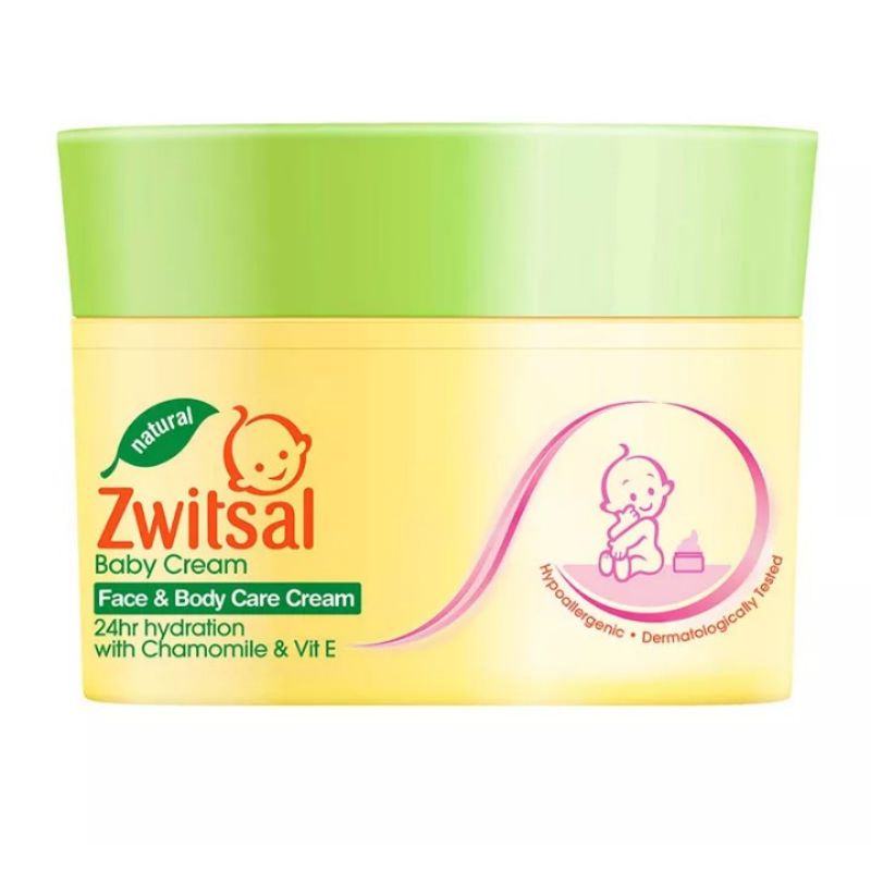 ZWITSAL Baby Face &amp; Body Care Cream 50g / Zwitsal Lotion Wajah &amp; Tubuh Badan 50gr