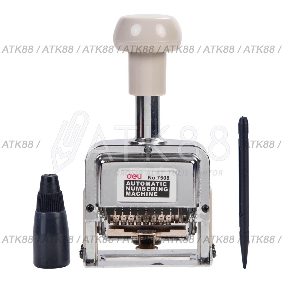

Alat Penomoran / Automatic Numbering Machine Deli 8 Digit - E7508