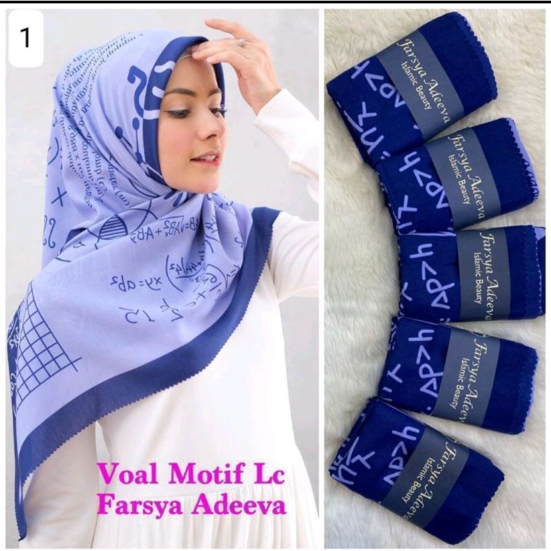 Segi Empat By Farsya Adeeva / Segi empat voal motif LC