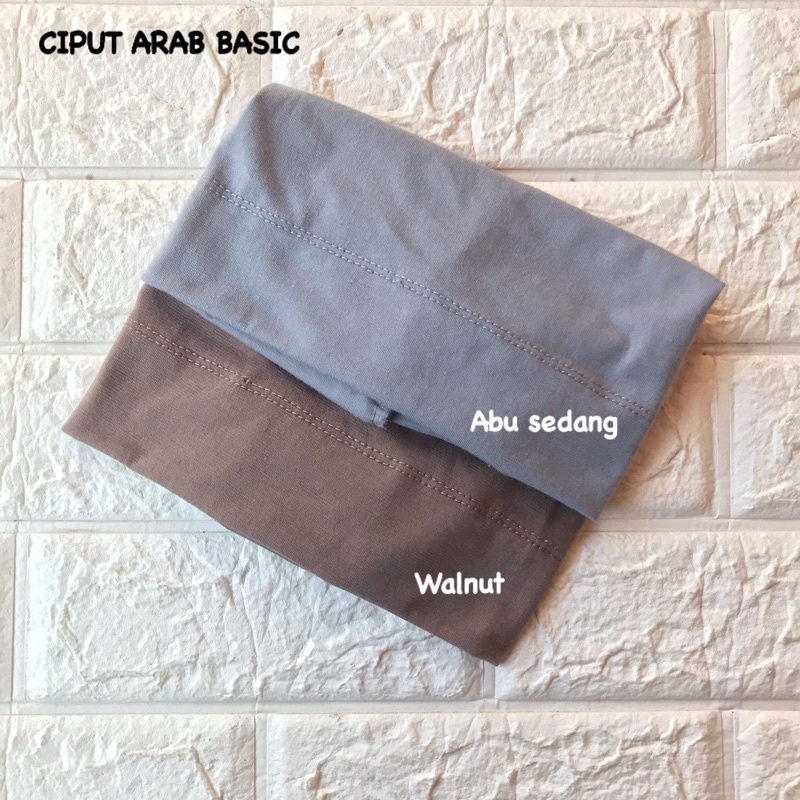 CIPUT ARAB BASIC BAHAN KAOS READY 11 WARNA / DALEMAN HIJAB JILBAB MURAH