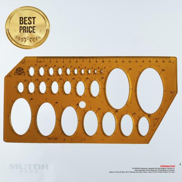 

ALAT MELUKIS TEMPLATE ELIPS / MAL OVAL | ZIEGEL ROTRING ALAT MENGGAMBAR