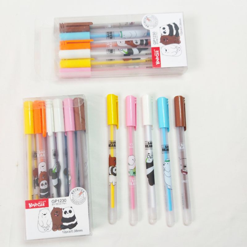 

We Bare Bears Pen Gel Remove