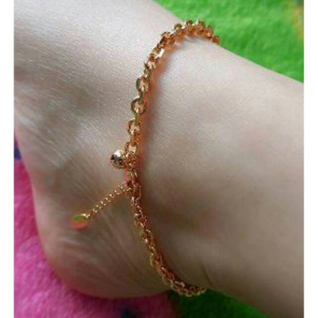 Gelang kaki xuping asli Shopee Indonesia Gelang kaki xuping asli Shopee Indonesia