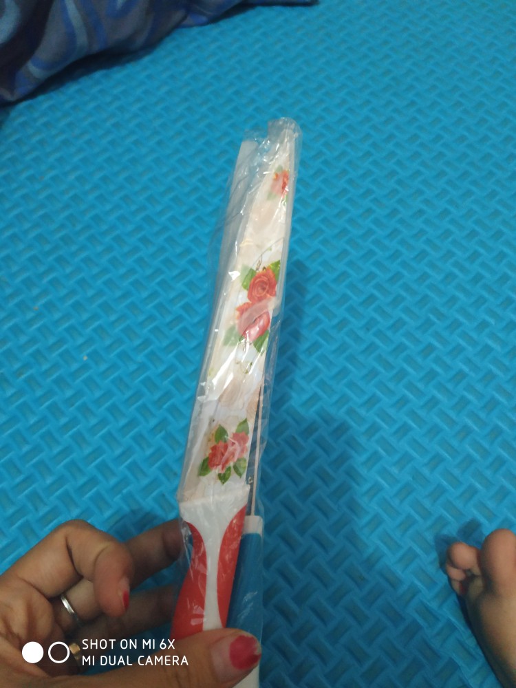 Pisau Dapur Keramik - Pisau Dapur Motif Mawar