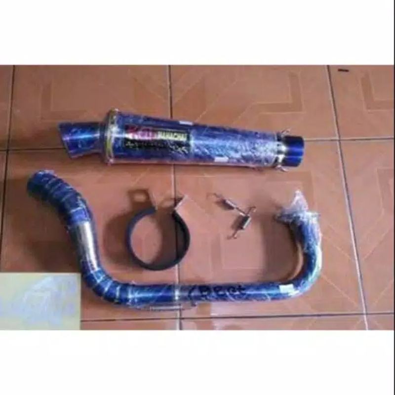 knalpot racing blumoon buat motor beat mio sporty vario