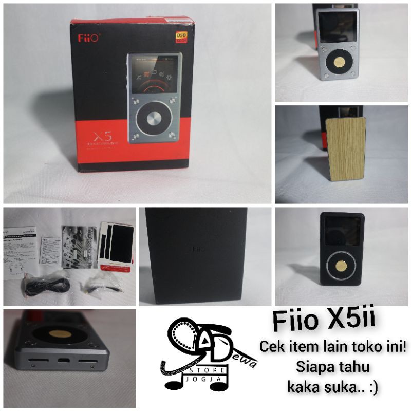 DAP FIIO X5ii X5 2ND GENERATION DIGITAL AUDIO PLAYER PORTABLE