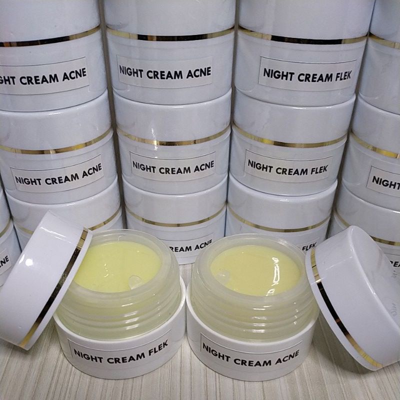 Cream malam Pengobatan khusus Acne/flek membandel dijamin memudar
