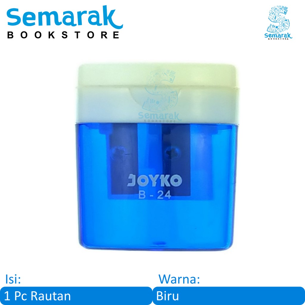 

Joyko B - 24 Serutan / Rautan Pensil - Biru