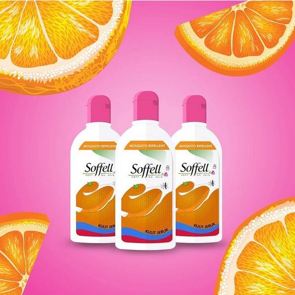 ORIGINAL Soffell Lotion Anti Nyamuk 60gr / Soffel / Sofel Lotion / HELLOMARTID