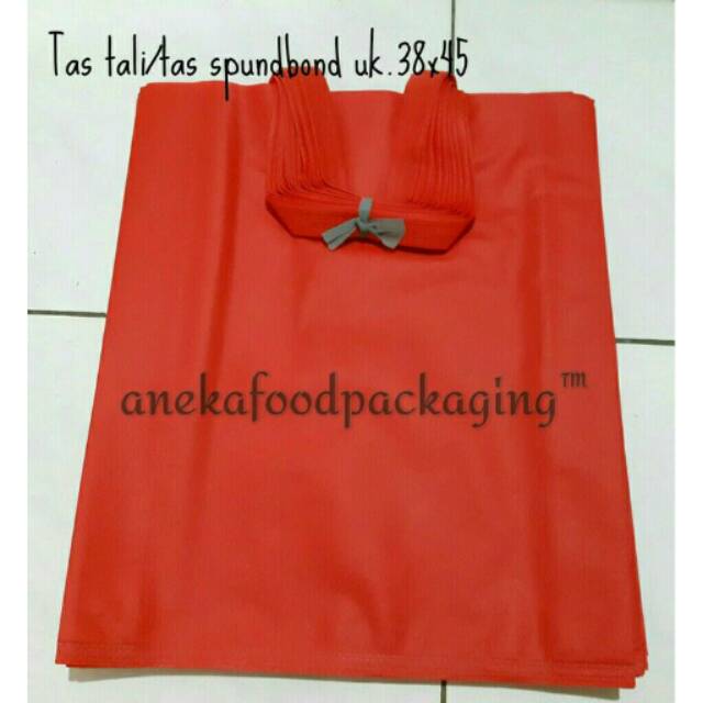 

Tas belanja/tas kain/tas spunbond uk. 38x45 cm