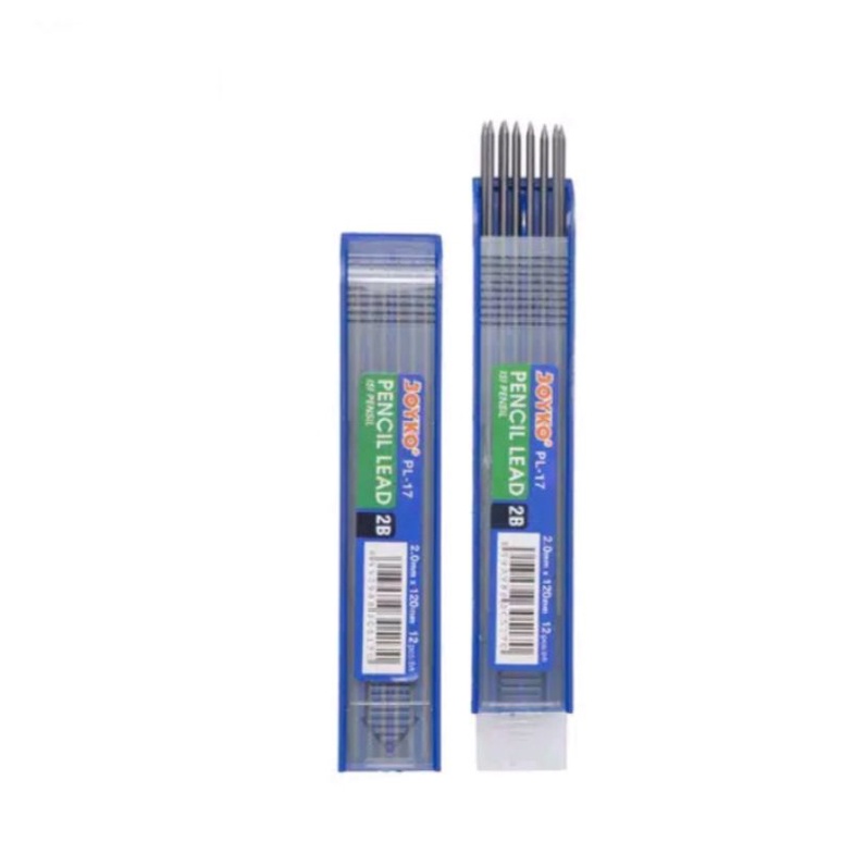 

Pencil Lead / Isi Pensil Mekanik Joyko PL-17 / 2B / 2.0 mm