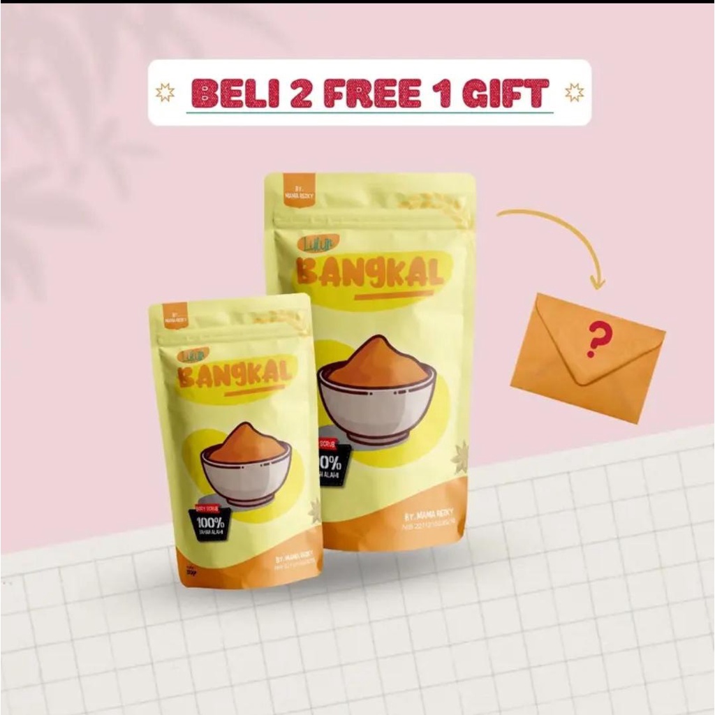 TERLARIS LULUR REMPAH KAYU BANGKAL - Lulur Rempah 20g Dan 90g 120g - Lulur Pemutih - lulur bubuk tra