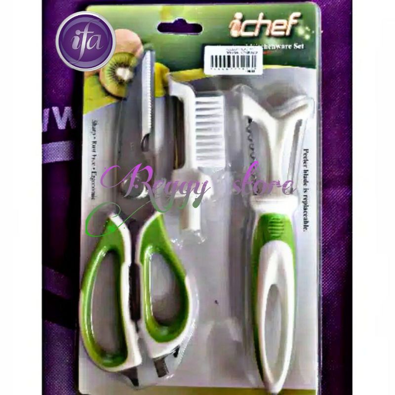 Kitchen ware set ichef / kitchen tools ichef 3 in 1