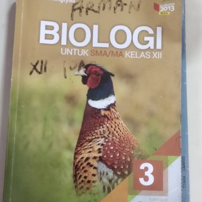 

❤BISA COD❤ buku biologi kelas XII 12 3 SMA Erlangga irnaningtyas k13 revisi