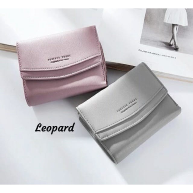 Dompet Lipat Wanita Fashion Korea / FOREVER YONG-AMPLOP / Tas Mini Wallet Kecil Kulit Cewek Pendek Polos Trendy Murah