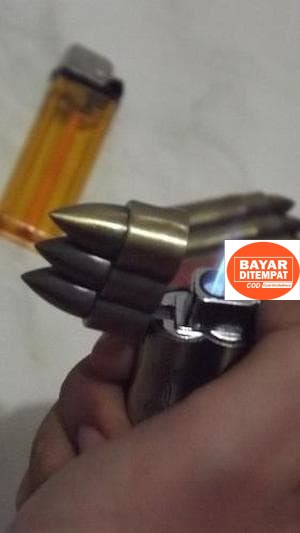 COD unik Korek Api Zippo model 3 Peluru / Korek Gas