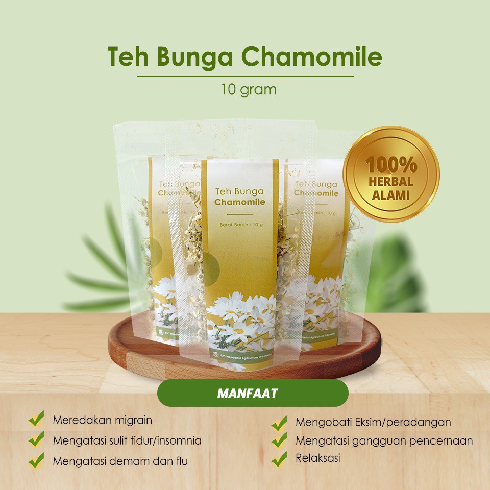 

ANTI-INSOMNIA! Teh Bunga Chamomile kaya Antioksidan