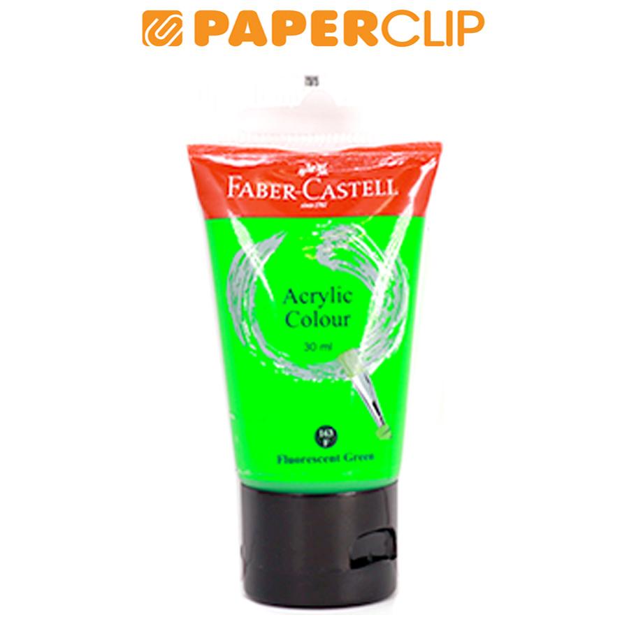 

ACRYLIC COLOR FABER CASTEL 373863 30ML FLUORESCENT GREEN