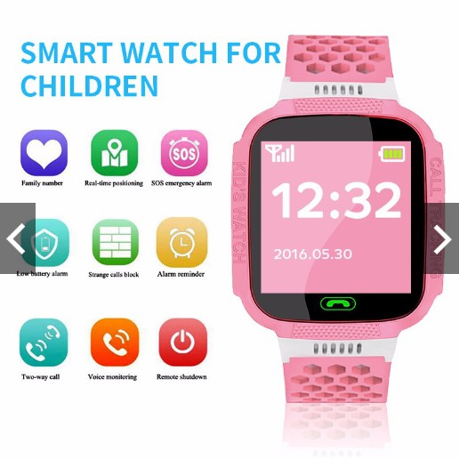 JUAL RUGI ! Smartwatch Anak Layar Sentuh Support Voice Chat SOS Alarm Suara SIM Card GPRS Bluetooth