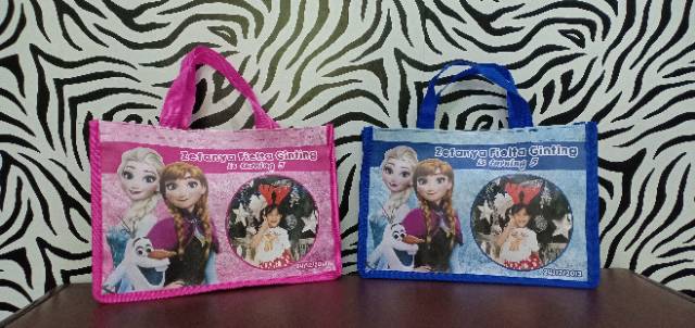 Tas Souvenir Anak Tas Anak Bening Transparan Wadah Goodie Bag Premium Ulang Tahun