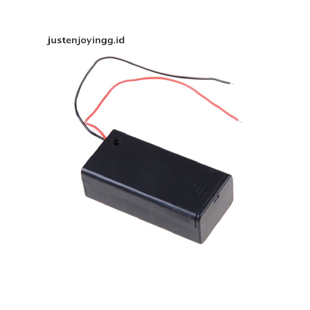 1 Pc Holder Baterai 9v Dengan Saklar ON OFF 9 volt Power Toggle