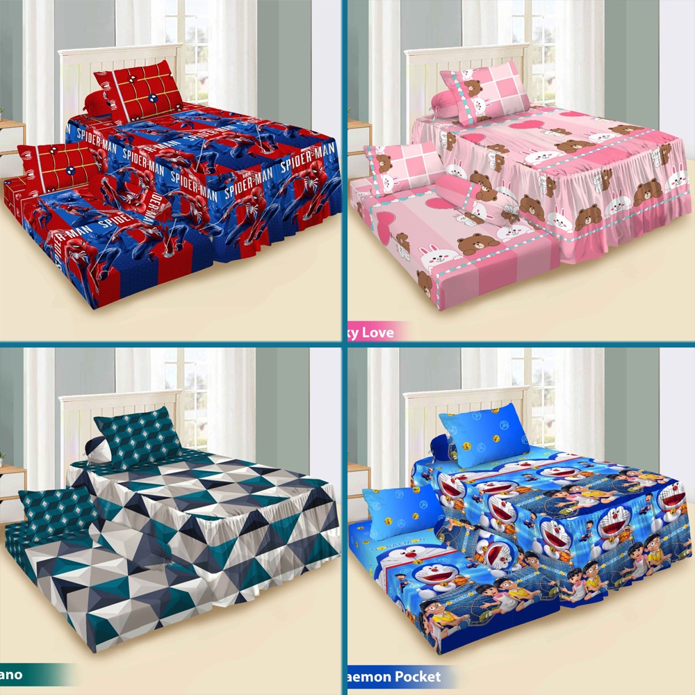 Sprei Sorong 2in1 (Duo)  - Vito - 120x200 (Single)