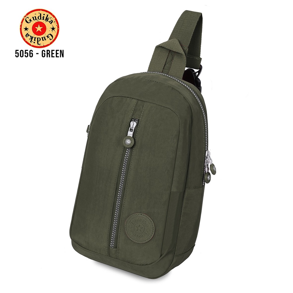 SALE GUDIKA - Waistbag Couple Modis Import Original 5056 - Tas Wanita Pria Tas Selempang Bahu Kekinian Bahan Nylon Waterproof Anti Air - slingbag - tas mini - bag - cewek - imut - fashion - branded - tas Pinggang - slempang - termurah - ori - handbag