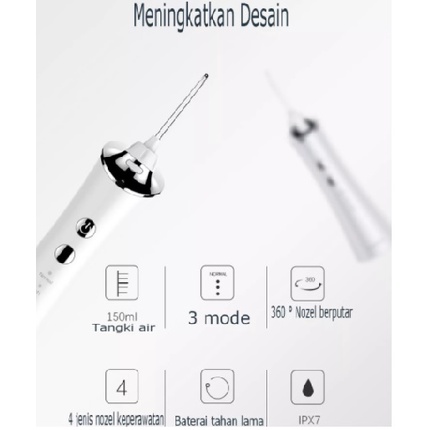 Electric Dental Scaler Remove pembersih gigi karang gigi