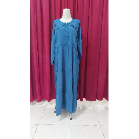 GAMIS RAYON POLOS TERMURAH BUSUI || GAMIS RAYON SYARI PREMIUM FELISHA HOMEY DRESS || GAMIS RAYON KERAH-7