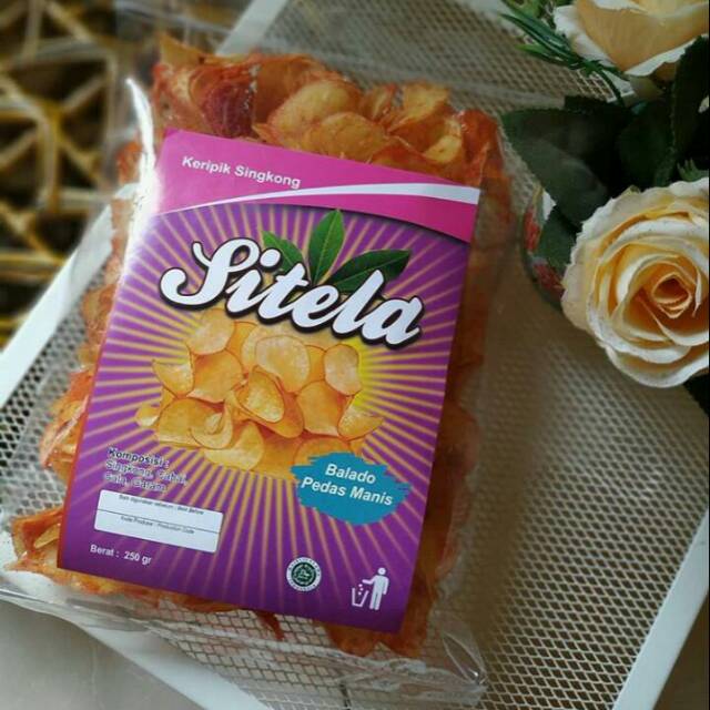 

KERIPIK SINGKONG SITELA BALDO PEDAS MANIS - 250 Gram / CEMILAN / SNACK / MAKANAN RINGAN / KERIPIK /