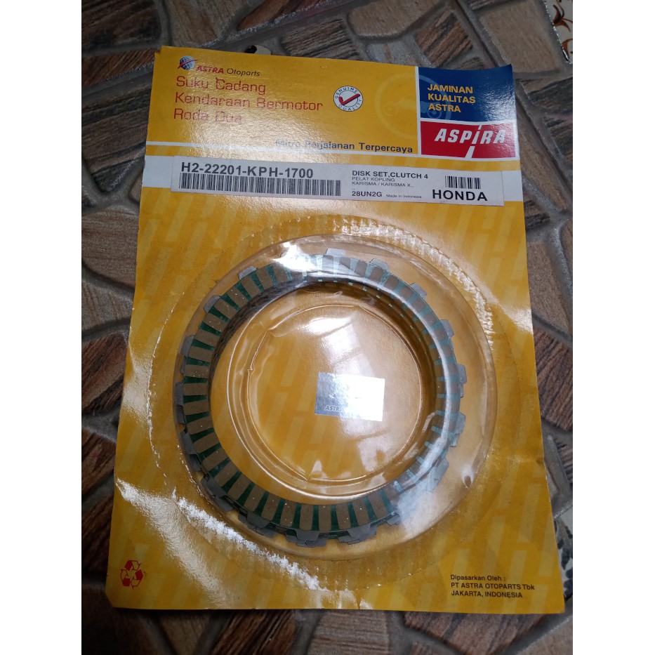 PELAT PLAT KOPLING ASPIRA ORIGINAL KPH KARISMA KARISMA X