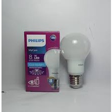 Lampu Philips Mycare LED Bulb 8 Watt Cahaya Putih BERGARANSI RESMI 1 TAHUN MANTAP