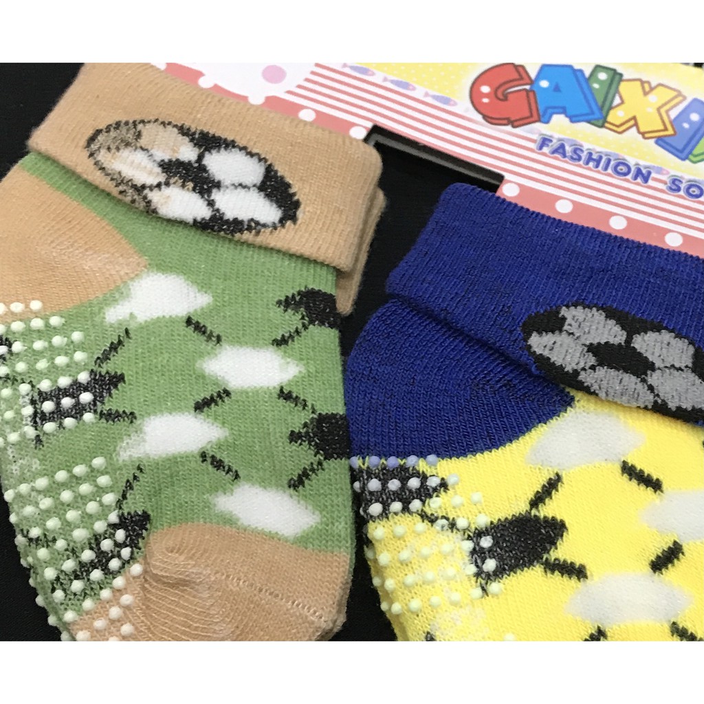 BAYIe - 3 pcs Kaos Kaki Bayi  NEW BORN 0 - 12 bulan BOY, GIRL - Standard Baby Socks