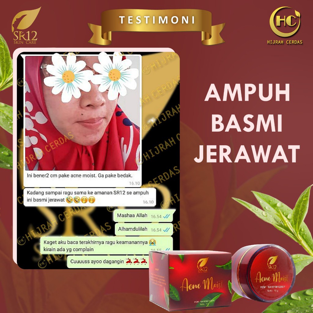 ACNE MOIST SR12 / CREAM UNTUK JERAWAT