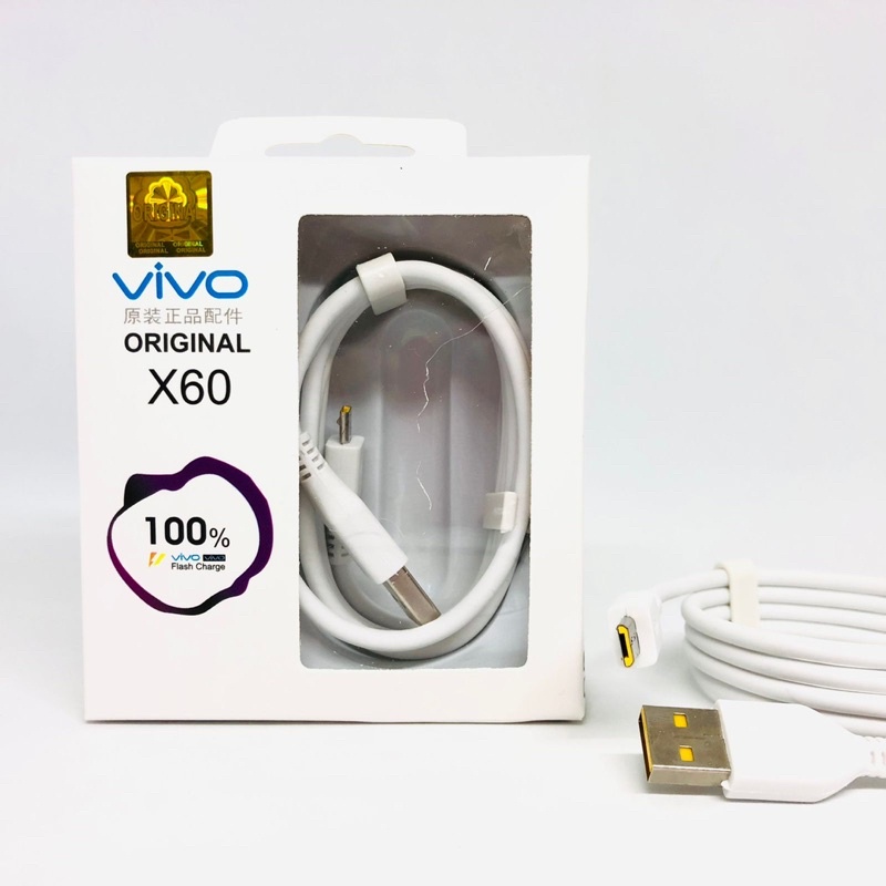 GROSIR KABEL DATA VIVO X60 MICRO TYPE C ORIGINAL FASTCHARGING DUAL ENGINE